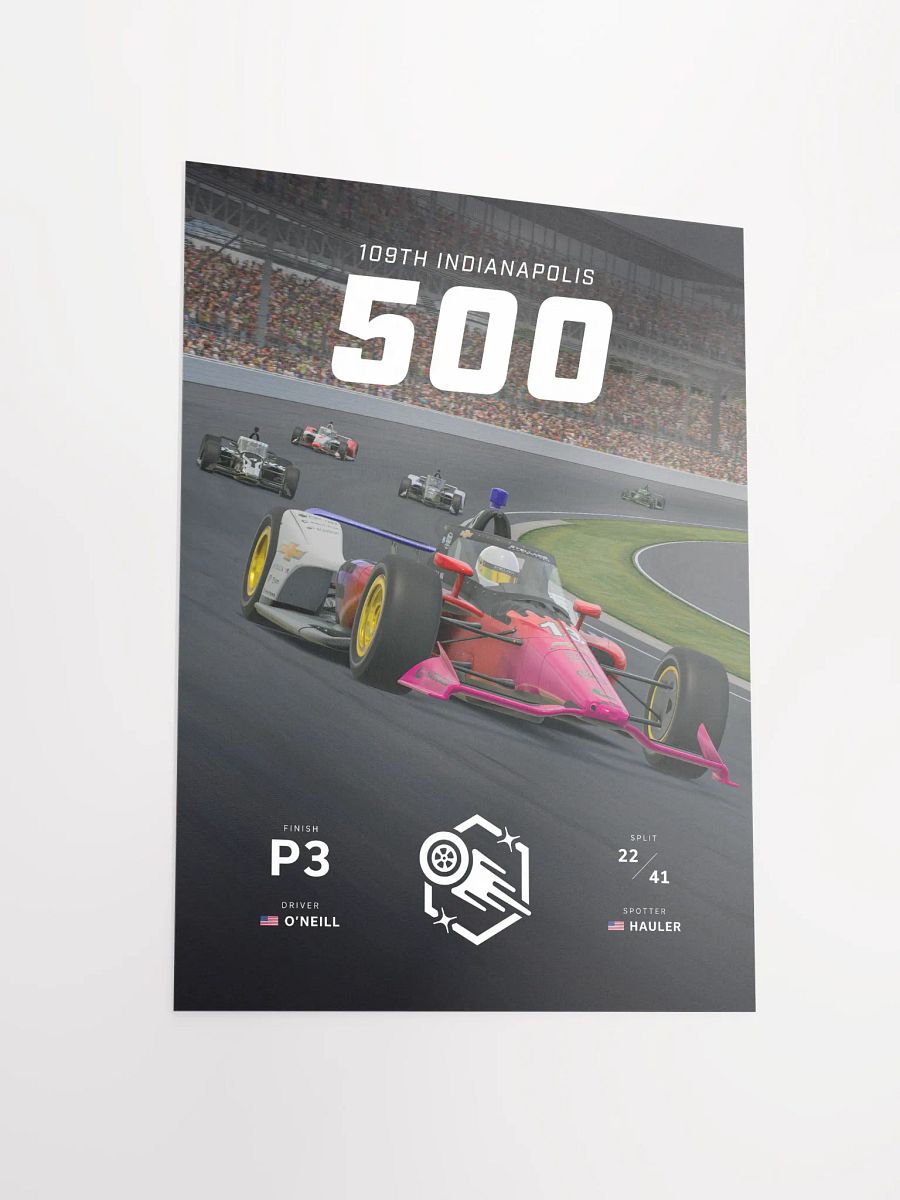 109th Indy 500 '25 Poster product image (3)