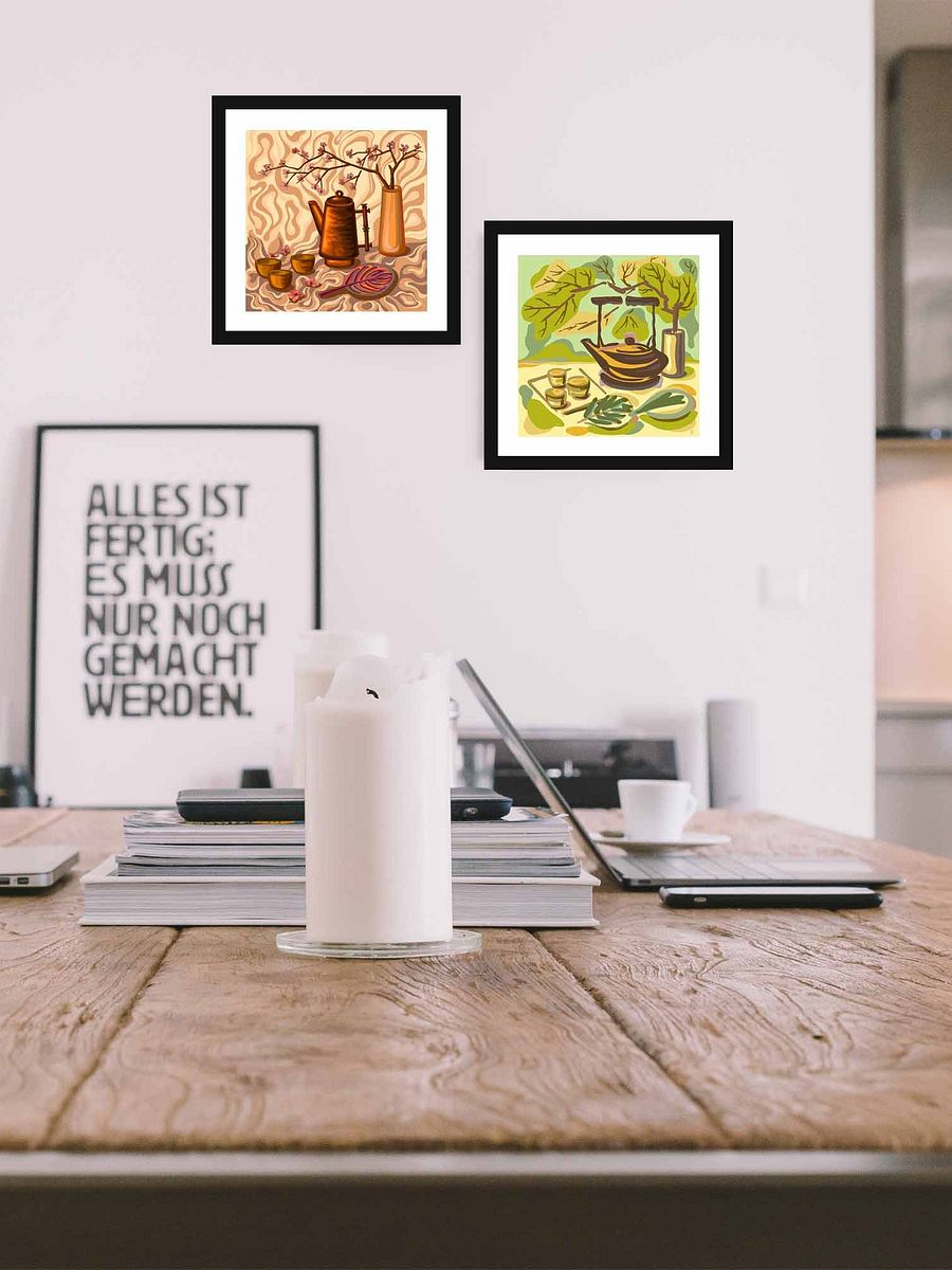 Autumnal Tea Time Poster - Coffee Shop No. 4 product image (22)