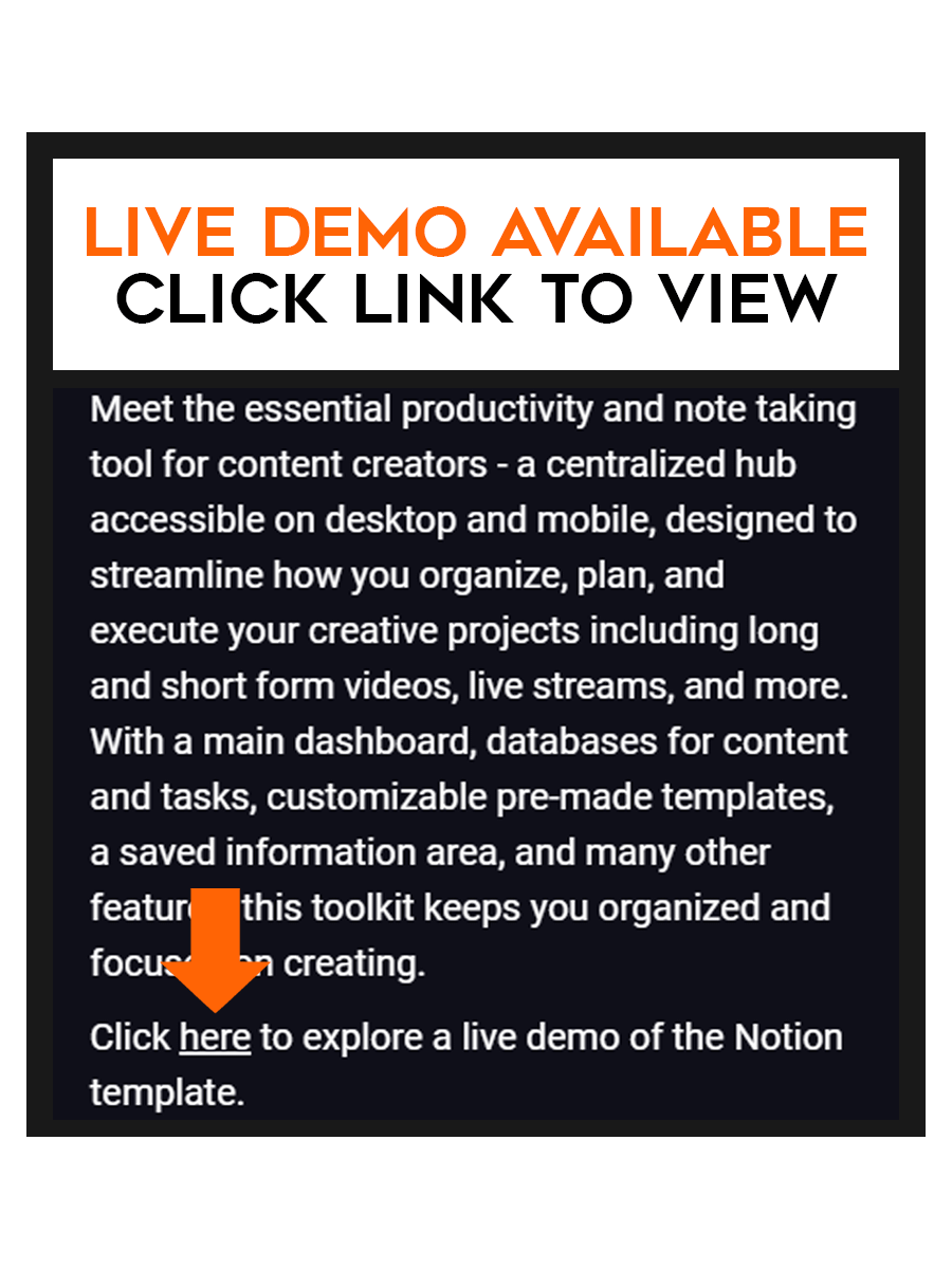 Creator Toolkit Notion Template product image (2)