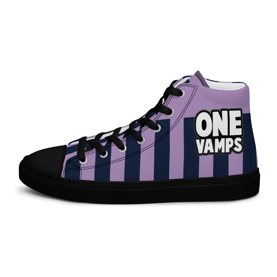 Women's High Top Canvas Shoes OneVamps Purple Blue color product image (9)