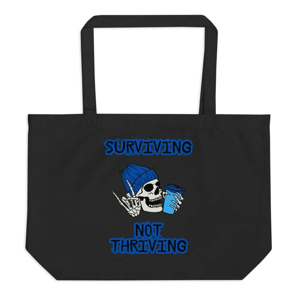 Surviving (Blue) Tote Bag product image (1)
