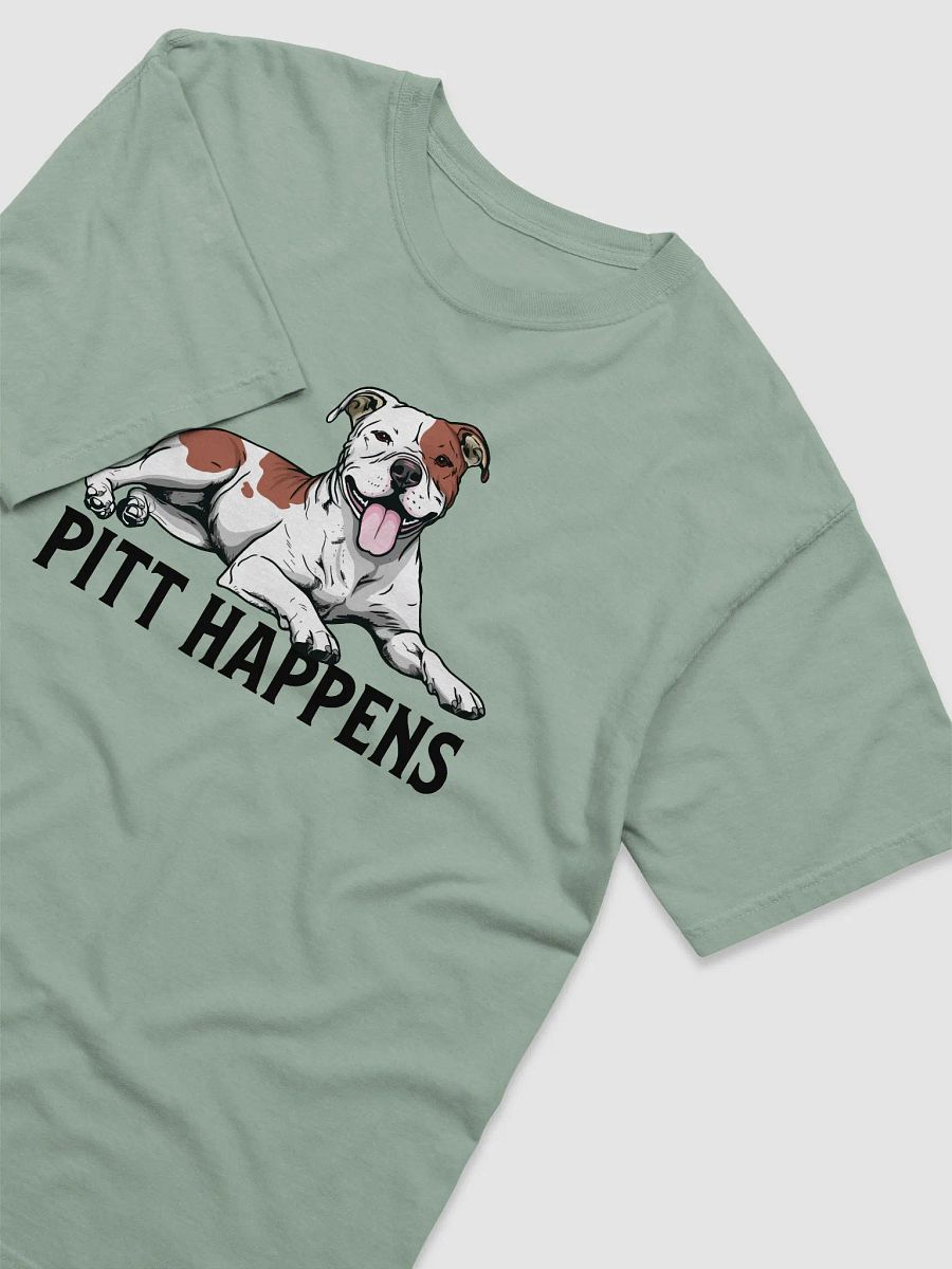 Pitt Happens T-Shirt of a Pitbull Terrier | Funny T-Shirt for Pittie and Staffy Paw-rents product image (6)