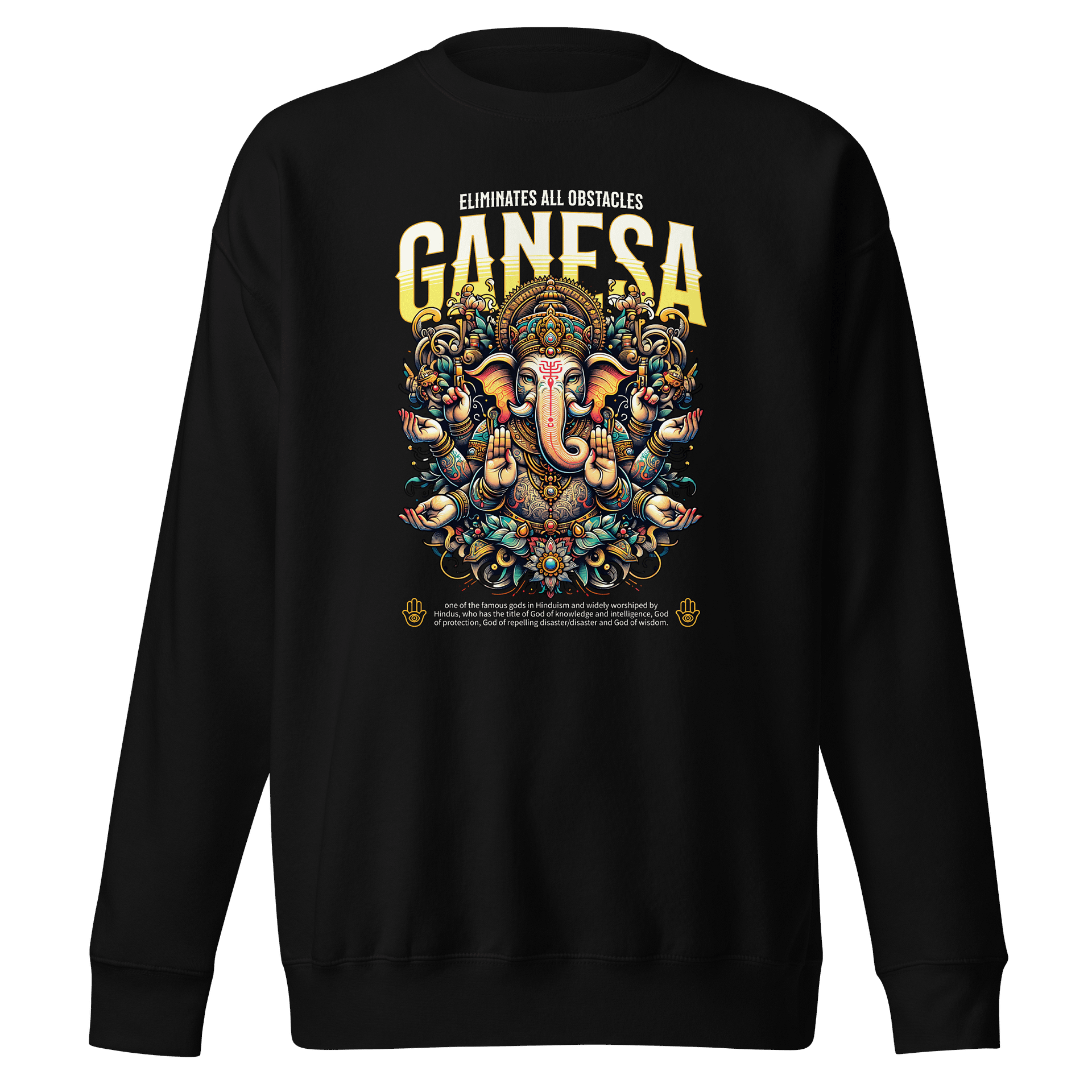 Ganesha Ornate Cotton Sweatshirt product image (1)