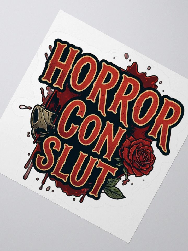 Horror Con Slut Sticker product image (6)