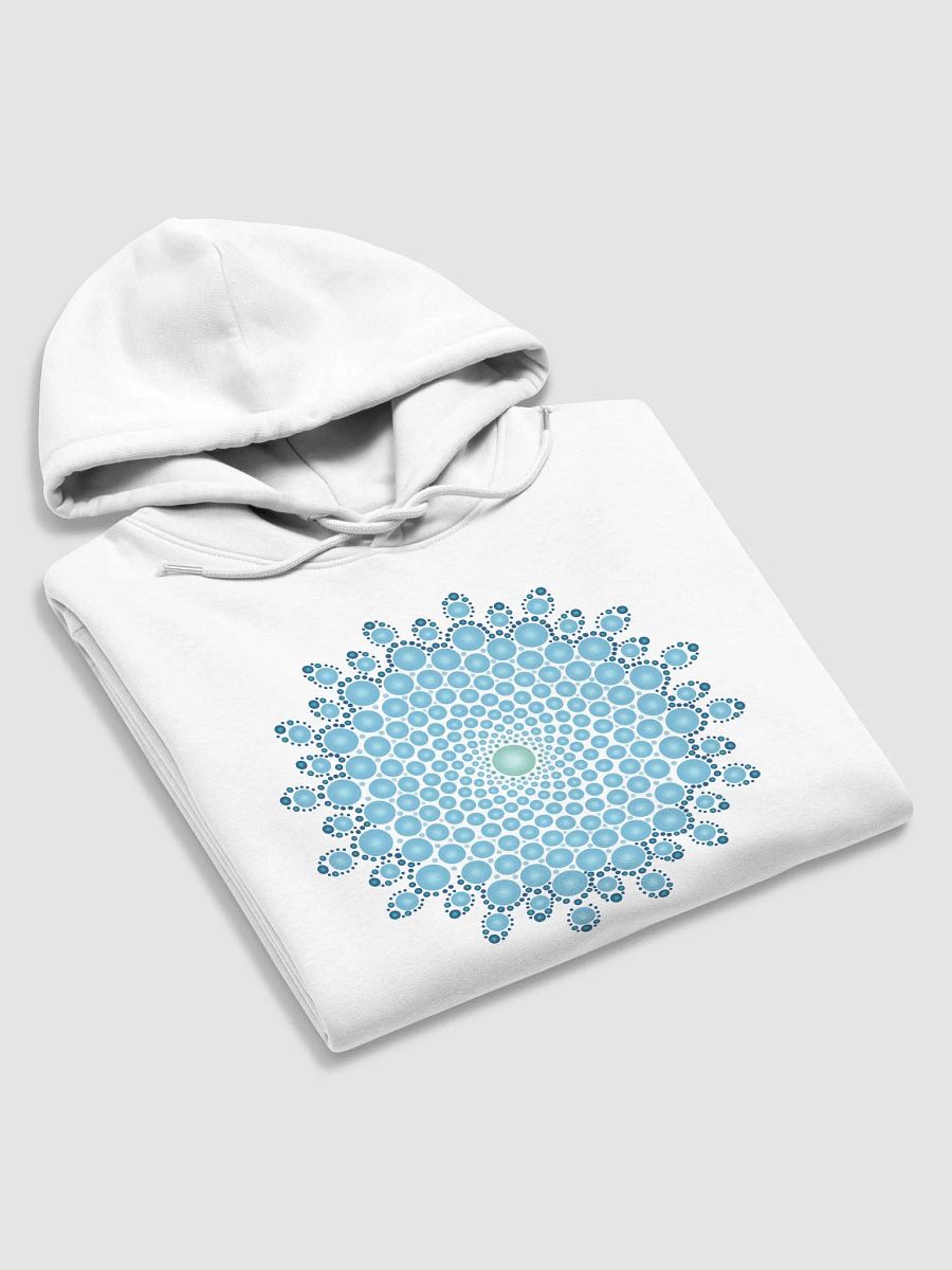 Blue Dot Mandala Unisex Eco Hoodie product image (6)