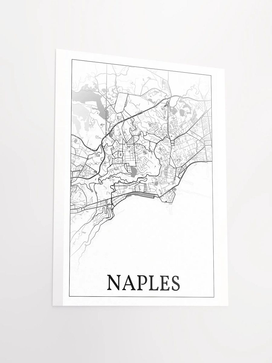 Naples, Italy, city map print product image (13)