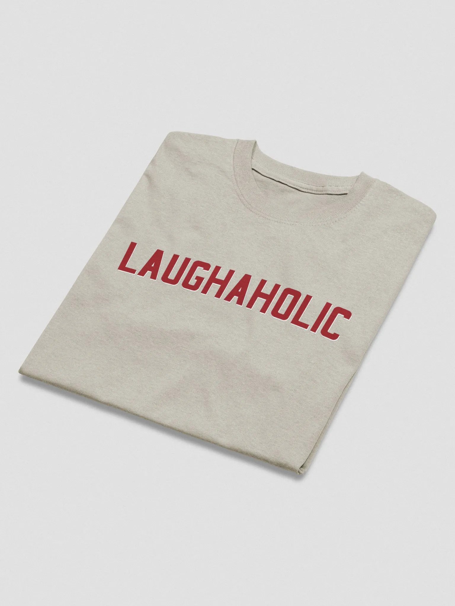 Laughaholic T-Shirt (Natural) product image (5)
