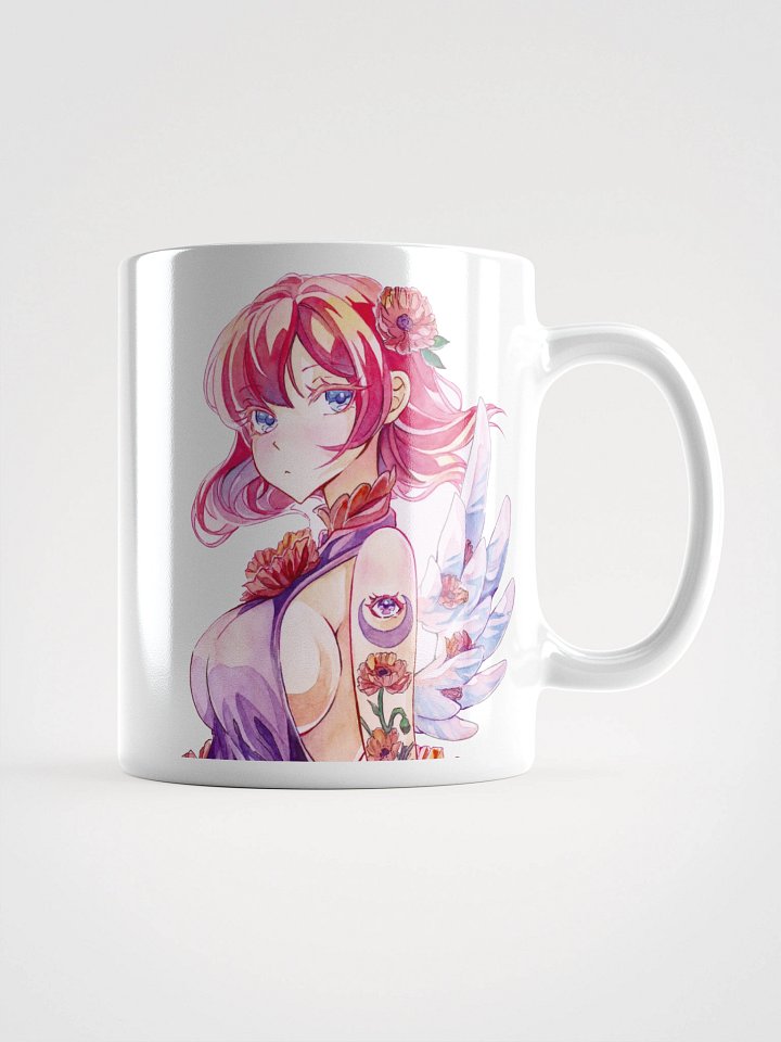 Poppies White Glossy Mug product image (2)