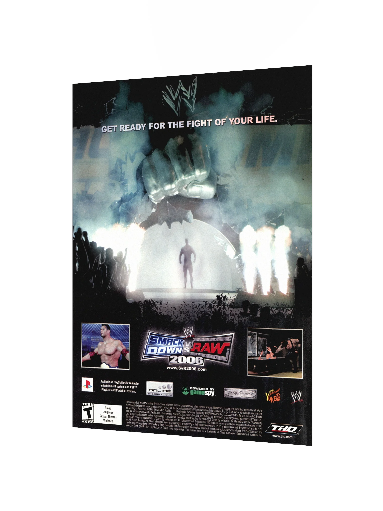 SmackDown! VS Raw 2006 - Promotional Poster/Flyer product image (2)