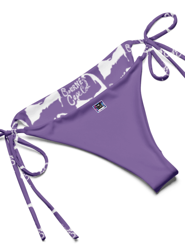 BOURNE to Cape Cod™ | White Logo on Ce Soir | String Bikini – Bold, Beachy & Totally Luxe product image (8)