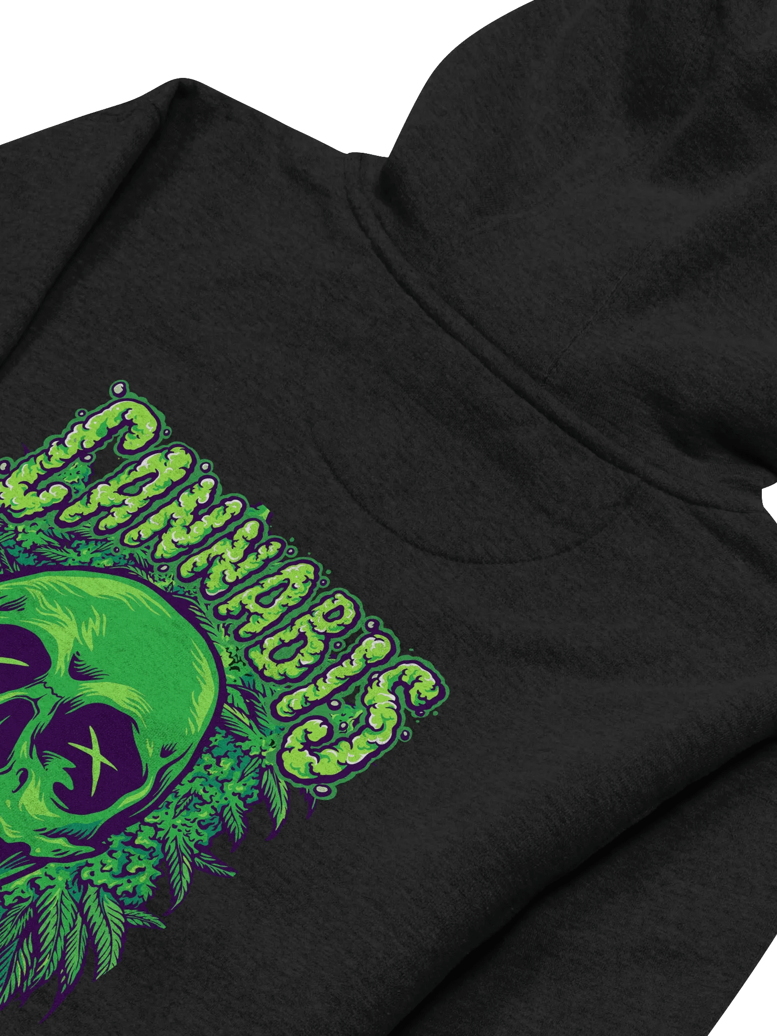 Cannabis Back Printed Hoodie product image (4)