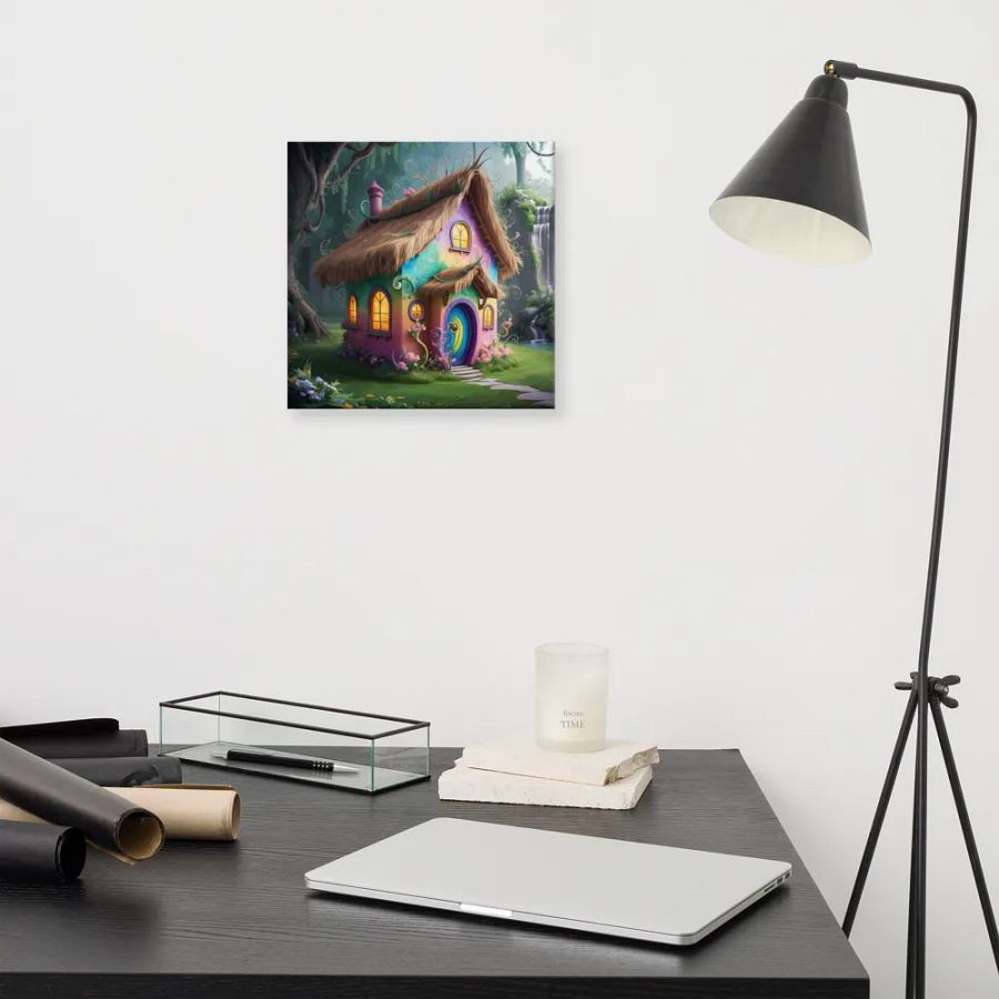 Watercolour Fairy House Art - v9 product image (11)