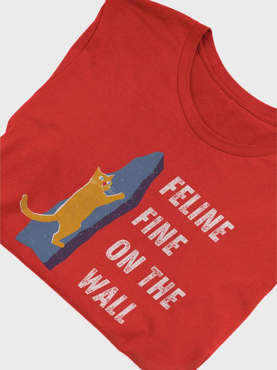 'Feline' Fine On The Wall - Climbing T-Shirt product image (3)