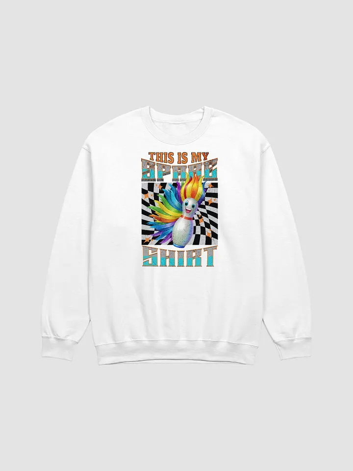This Is My Spare Shirt Bowling Rainbow Mohawk Pin Sweatshirt product image (21)