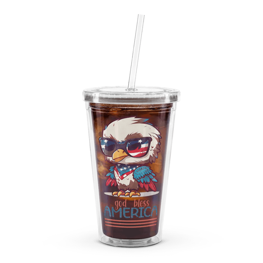Patriotic Eagle Double Wall Tumbler product image (7)