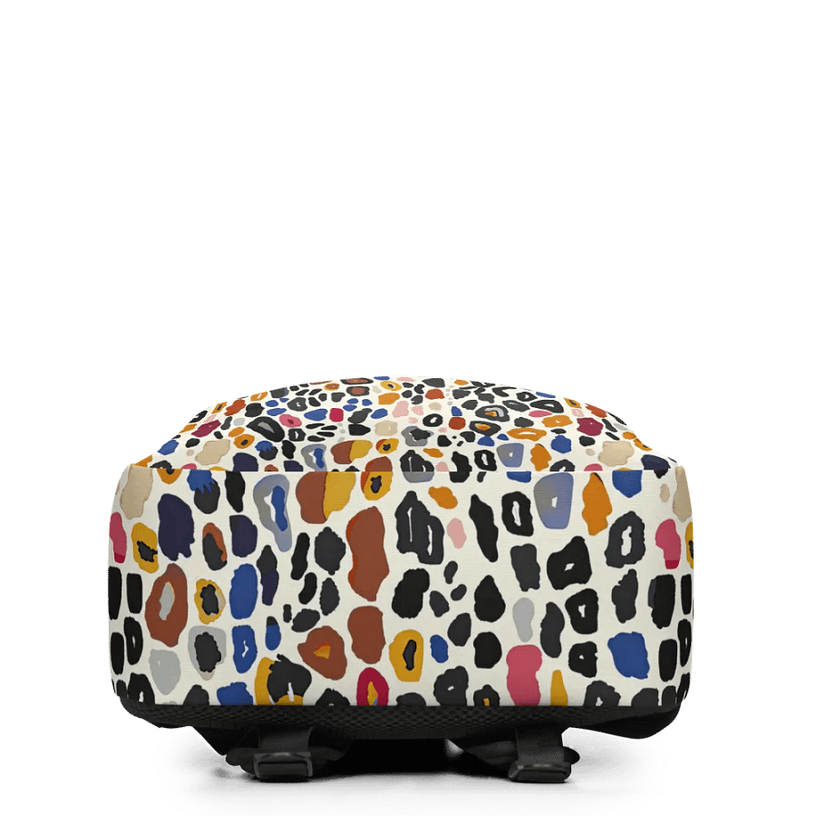 Eclectic Leopard Print Laptop Backpack product image (2)