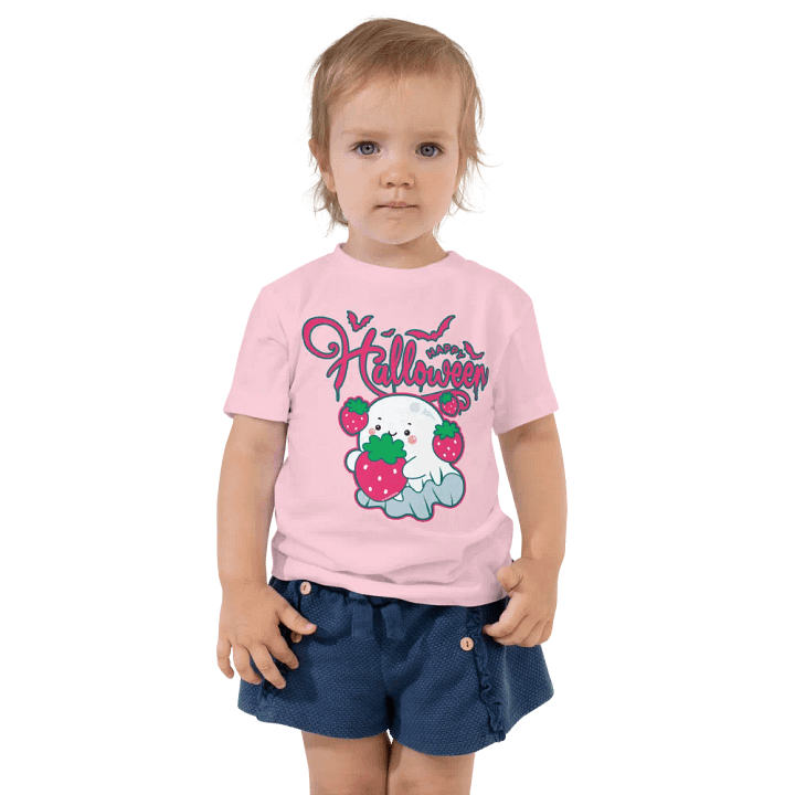 Boo-tiful Strawberry Ghost Toddler T-Shirt product image (1)