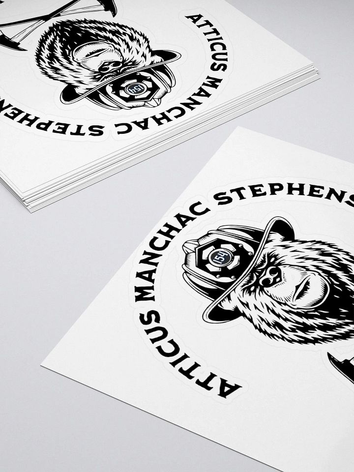 Fire Bear Stickers product image (1)