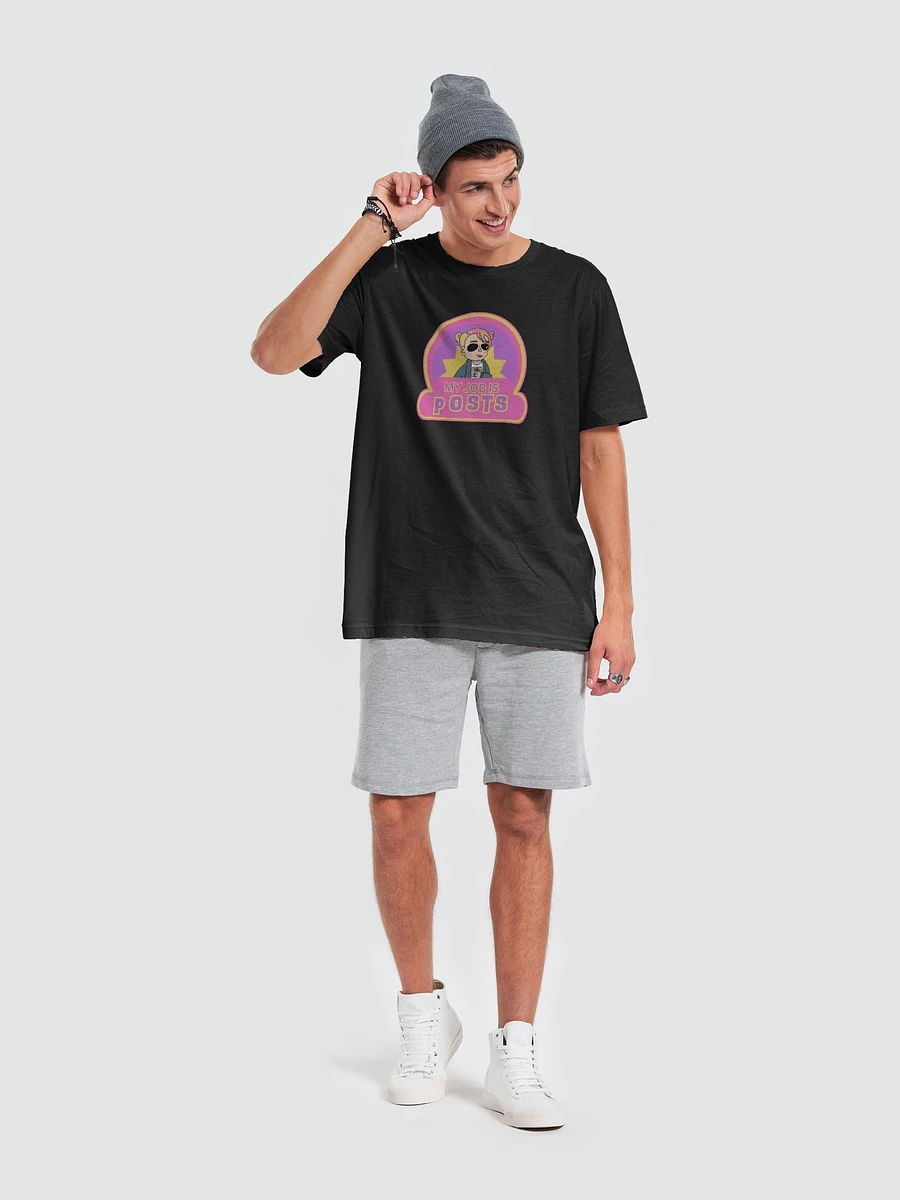 My Job is Posts Soft T-shirt product image (6)