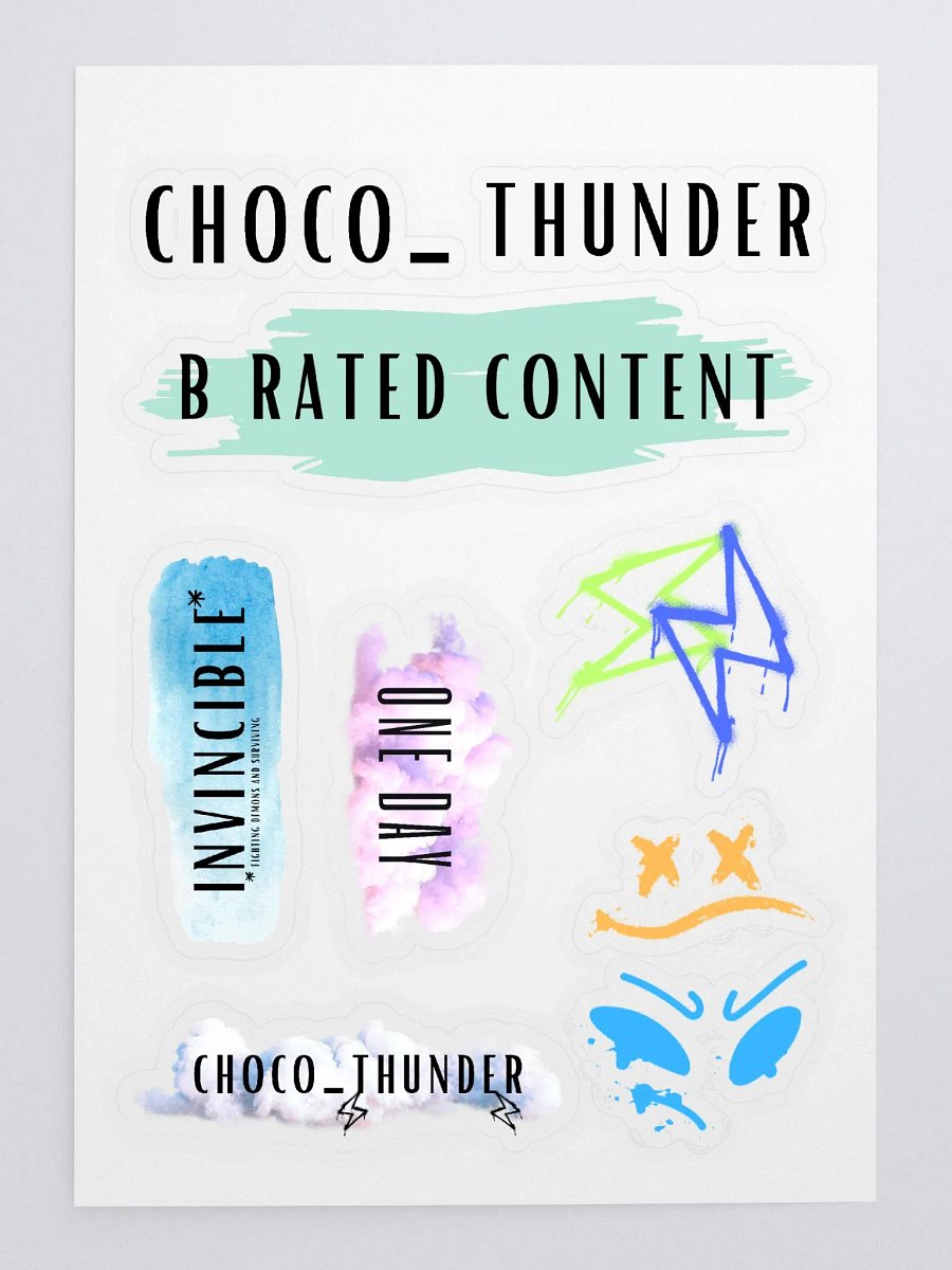 Choco_Thunder Sticker Sheet product image (3)