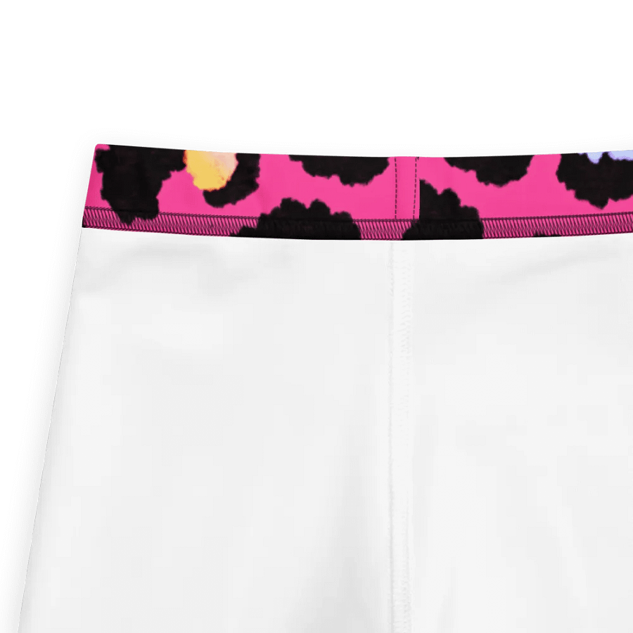 Colorful Spring Leggings for Girls with Pink Leopard print product image (4)