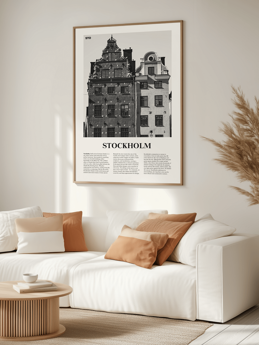 Stockholm 01 Newspaper Poster product image (7)