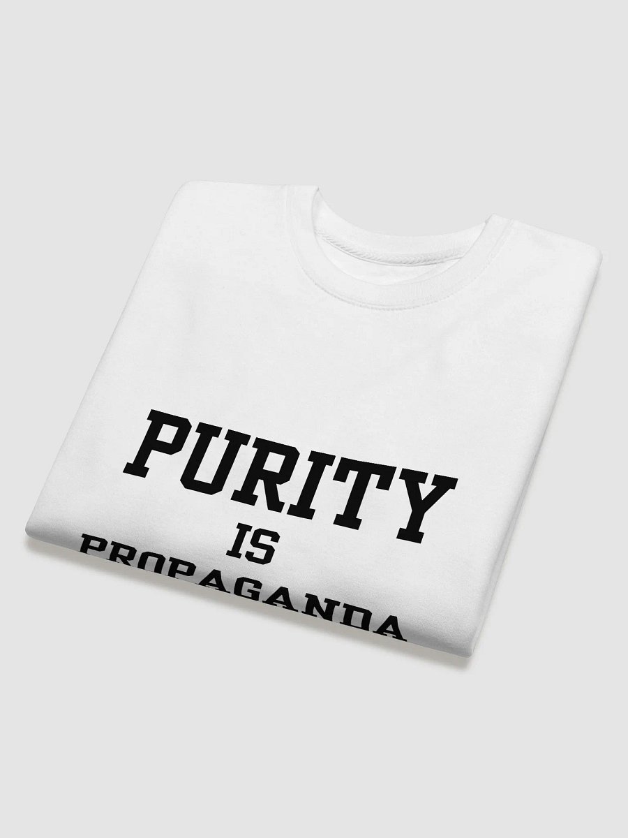 purity is propaganda black - crewneck product image (20)