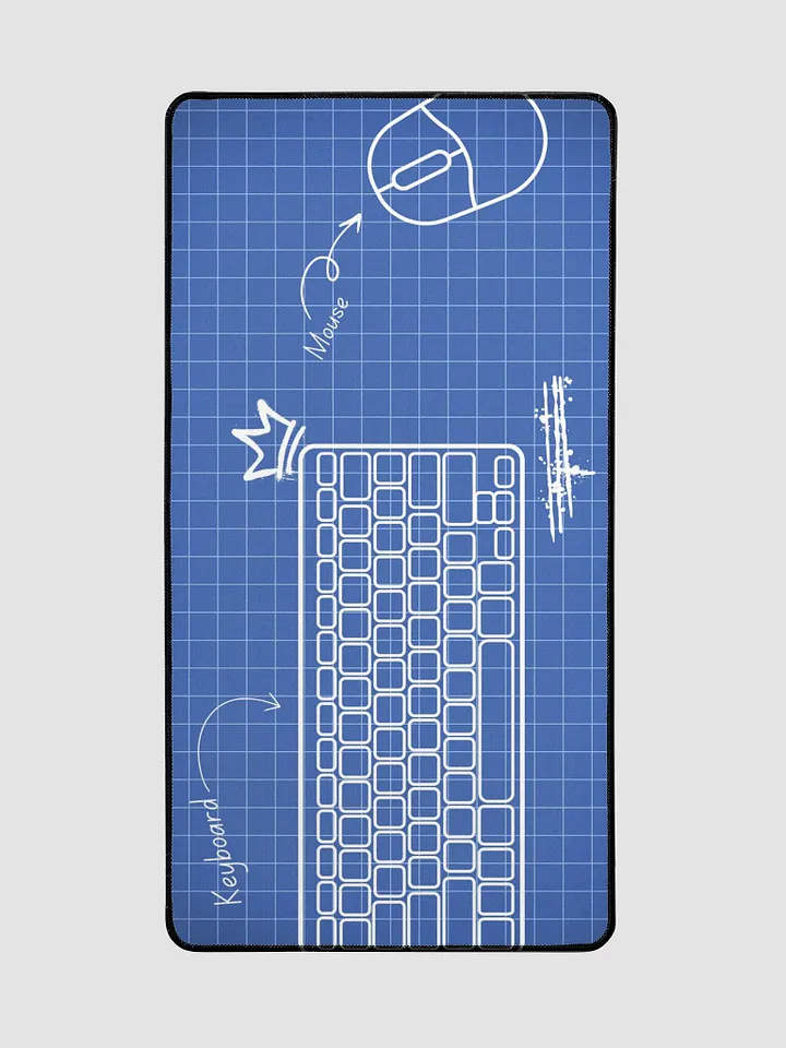 "Blueprint" Desk Mat product image (2)