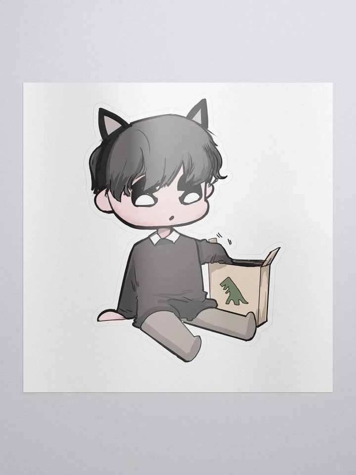 CATBOYISSAC CHIBI STICKER product image (1)