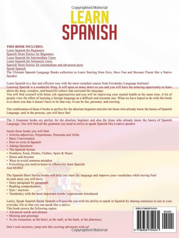 Learn Spanish: 6 books in 1 product image (2)