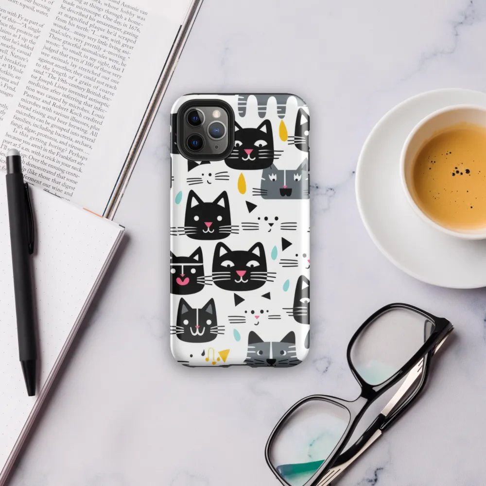 Chinee and Vashee Cat Faces Tough iPhone case product image (6)