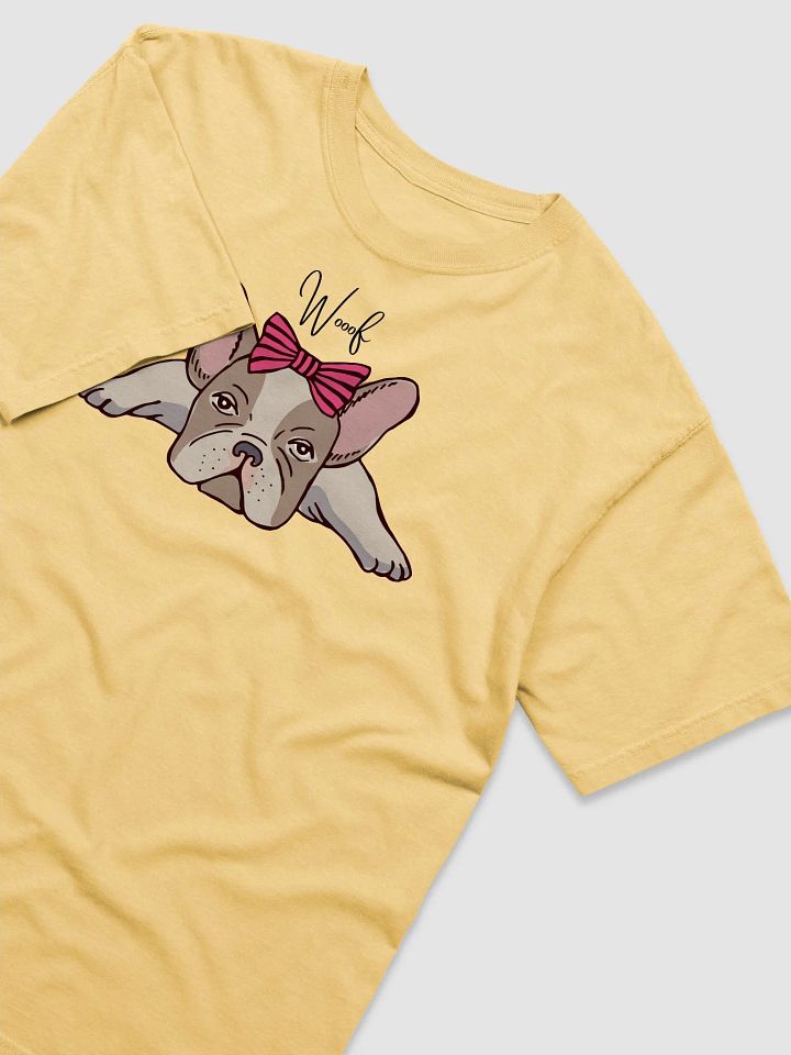 Girly French Bulldog Comfort Colors T-Shirt product image (1)
