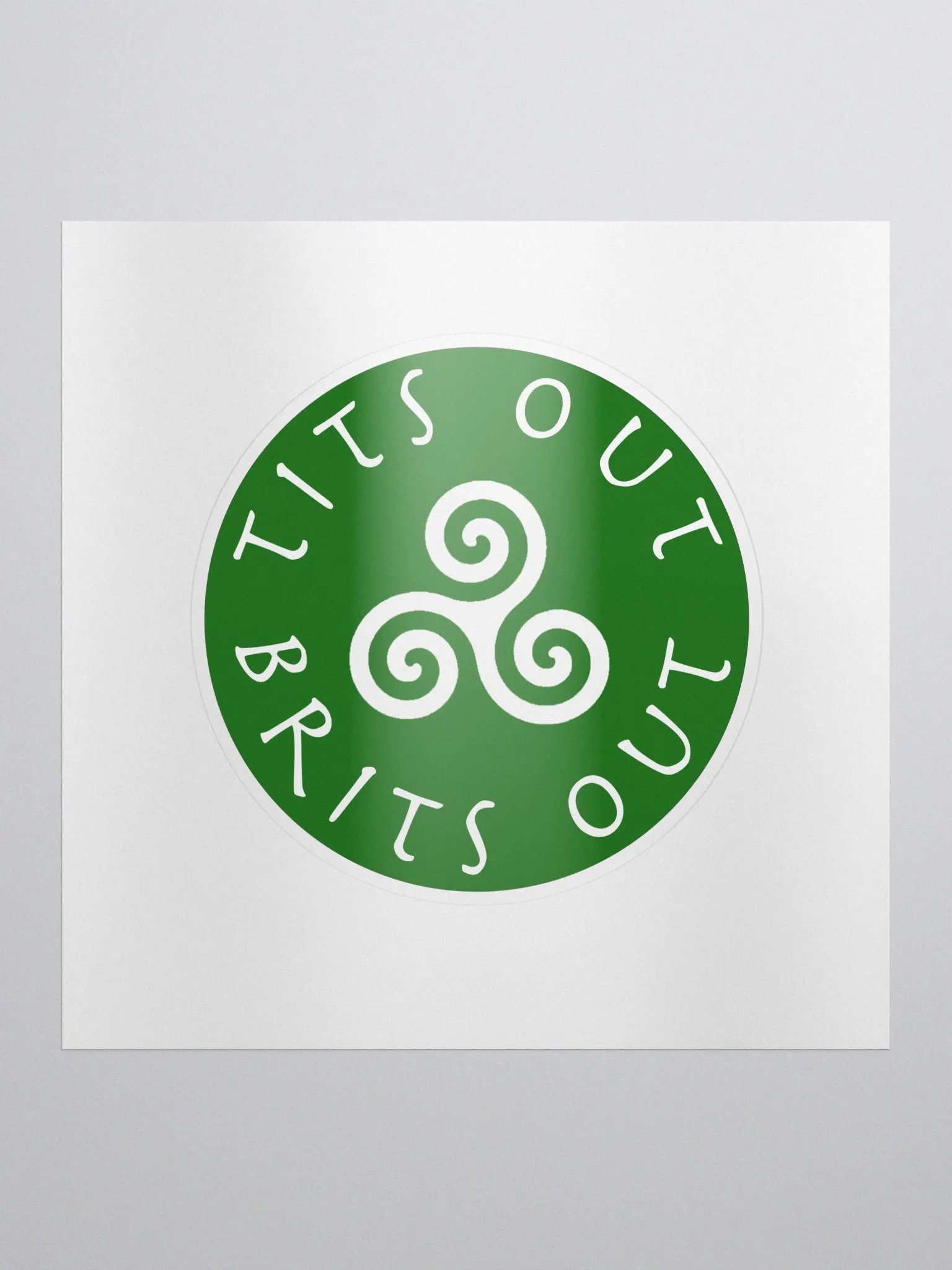Tits Out Brits Out Sticker product image (1)