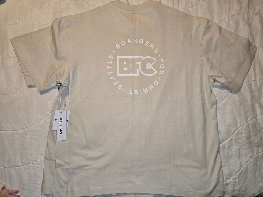 ADULT Tan Box Tee product image (1)