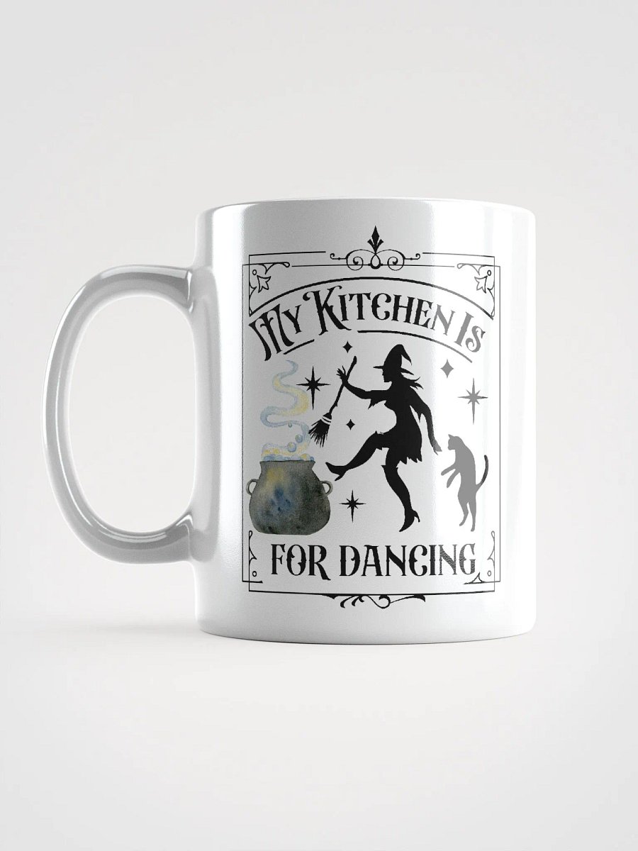 My Kitchen is For Dancing WHITE GLOSSY MUG - Witchy, Kitchen Witch, Magic Kitchen Gift product image (6)