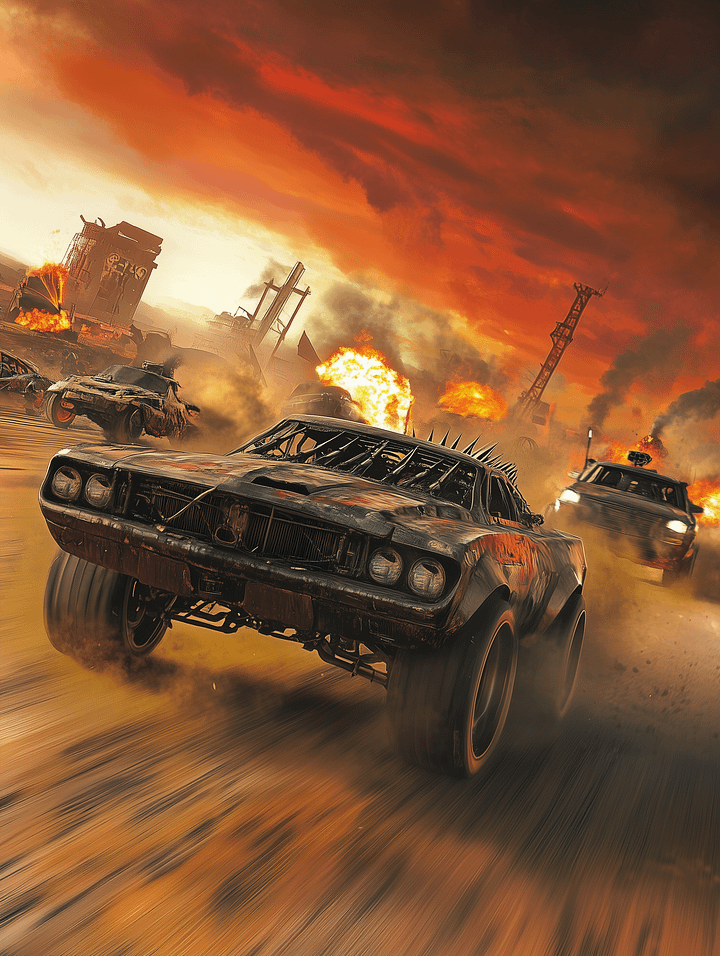 Thunder Road Vendetta Framed Wall Art - Board Game Room Artwork product image (1)