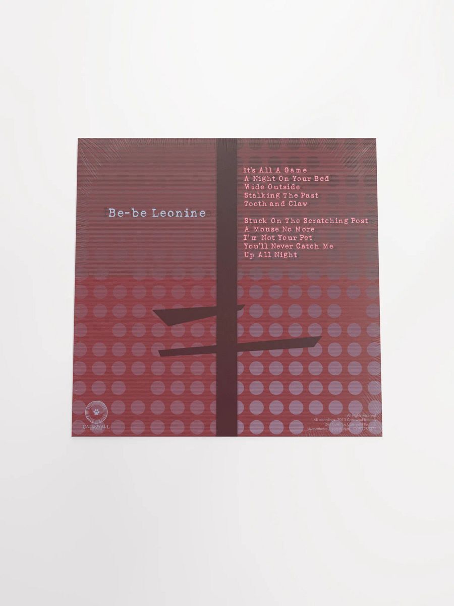 Be-be Leonine poster - Album jacket (back) - 12