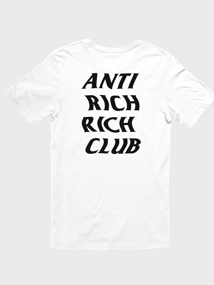 Anti Rich Rich Club T-Shirt (White & Gray) product image (2)