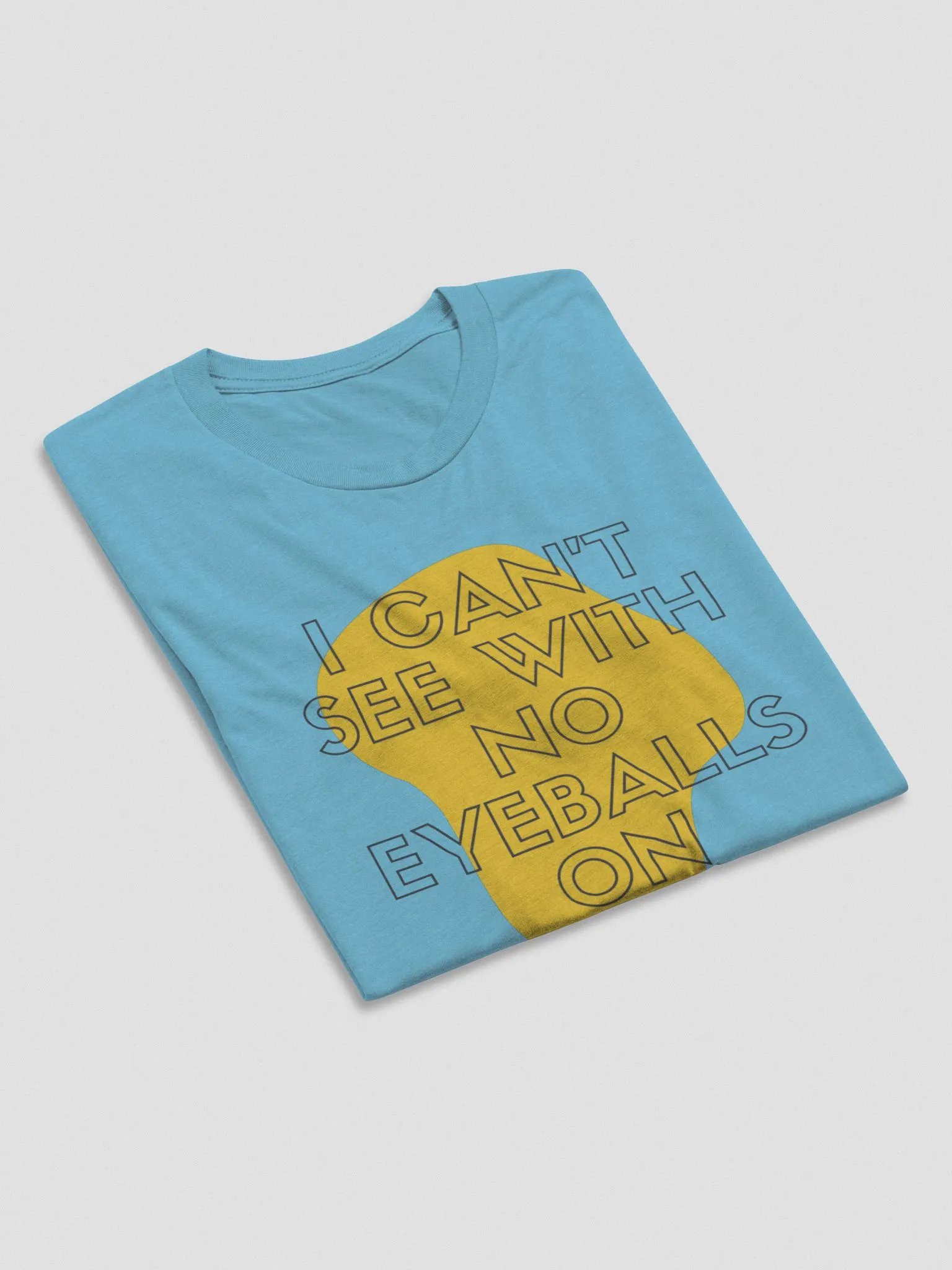 No Eyeballs On Triblend T-shirt product image (43)