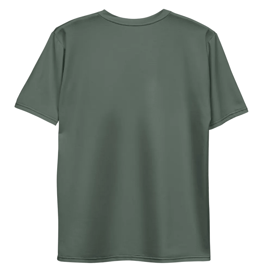 Plain Dark Sage Green Soft Summer Men's Crewneck Polyester Heavyweight Premium T-Shirt by Treasure Pie product image (10)