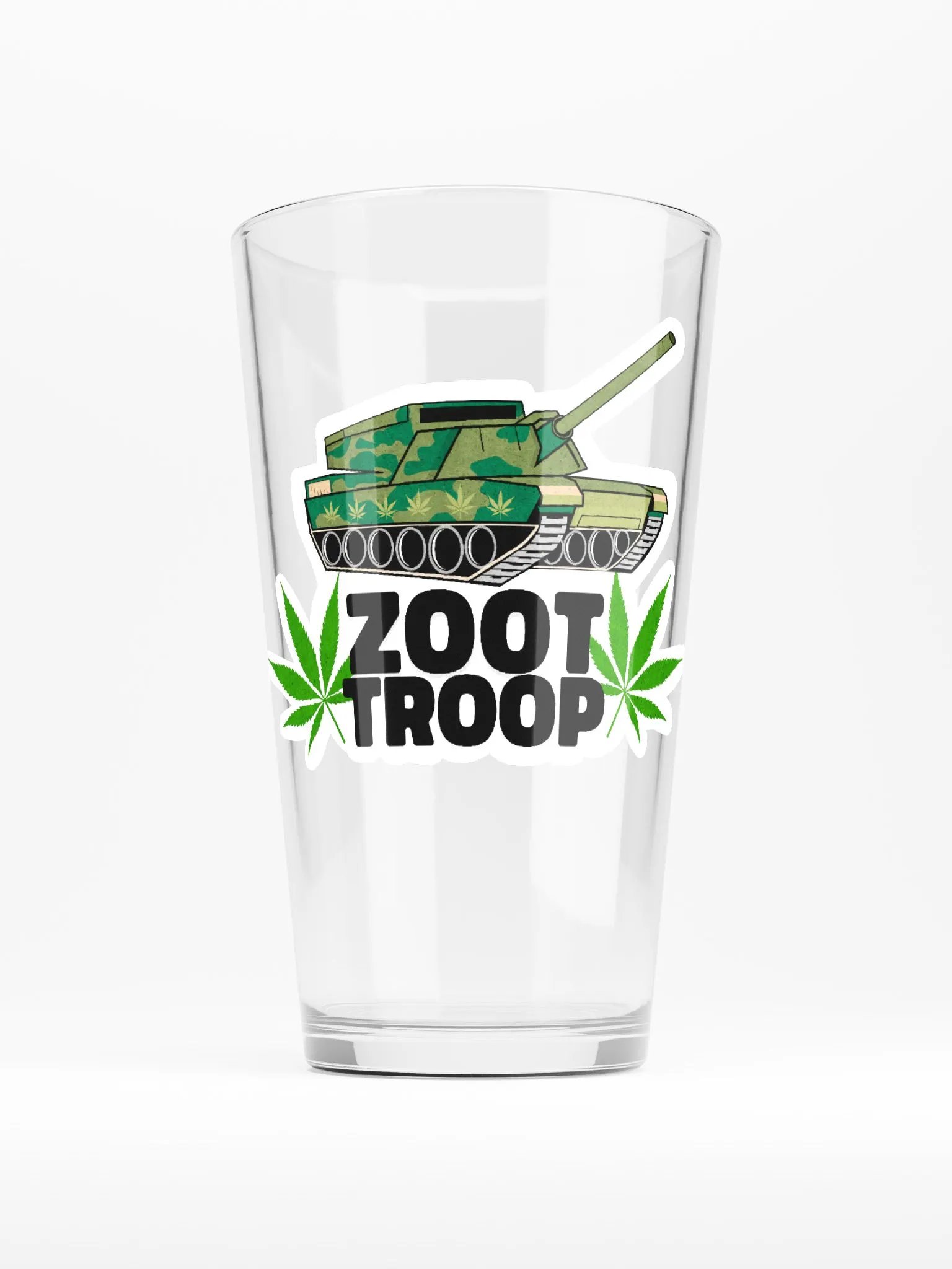 Zoot Troop small logo glass product image (1)