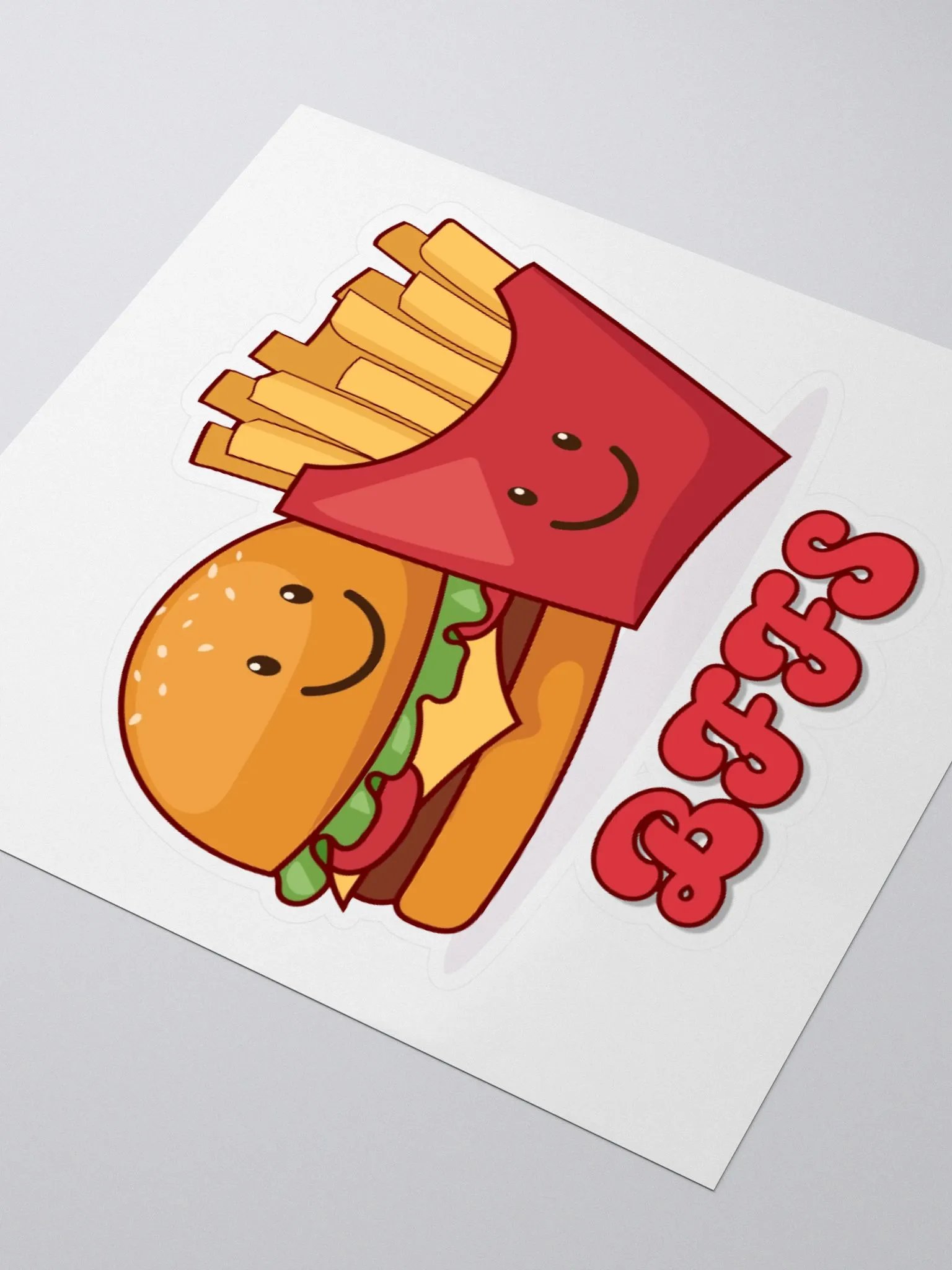 Burger and Fries BFFs Sticker Set product image (3)