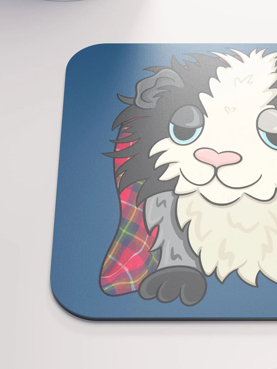 Mouse Pad Guinea Pig with Tartan Blanket product image (6)