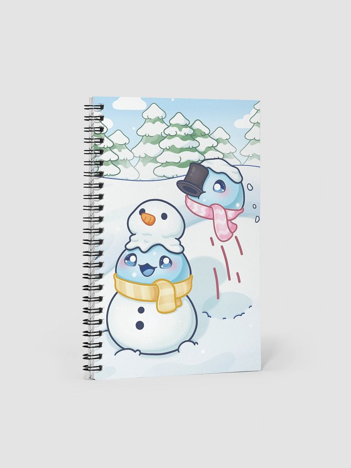 Snow Slime Spiral Notebook product image (1)