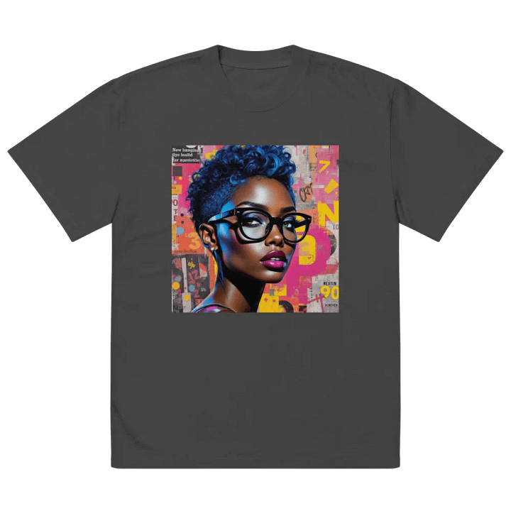 Graffiti Glam Oversized Tee product image (2)