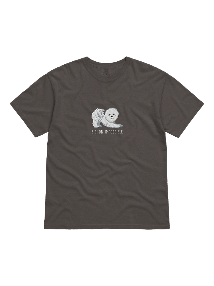 Bichon Impossible T-Shirt(Embroidered) of a Bichon Frise product image (12)