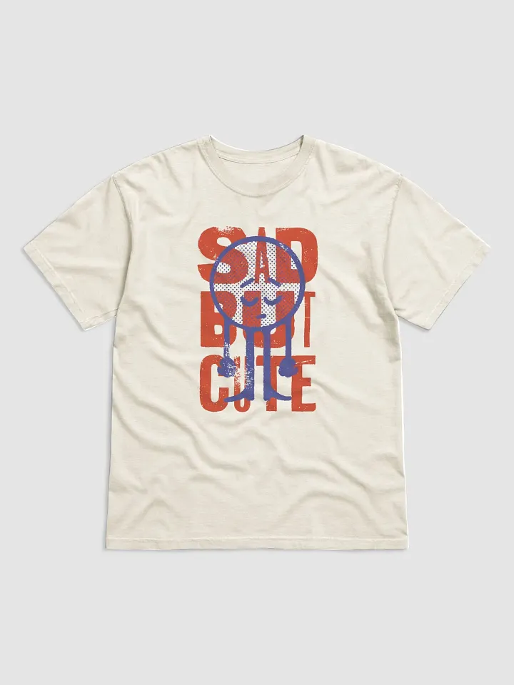 Sad but Cute (Sad but True) | Funny Pun Irony Retro-Style Hipster T-Shirt of a Sad Mascot product image (16)
