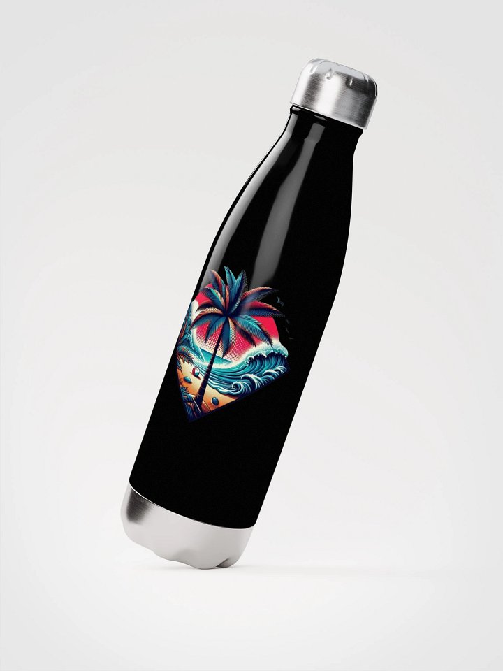 Tropical Sunset Stainless Steel Water Bottle product image (2)