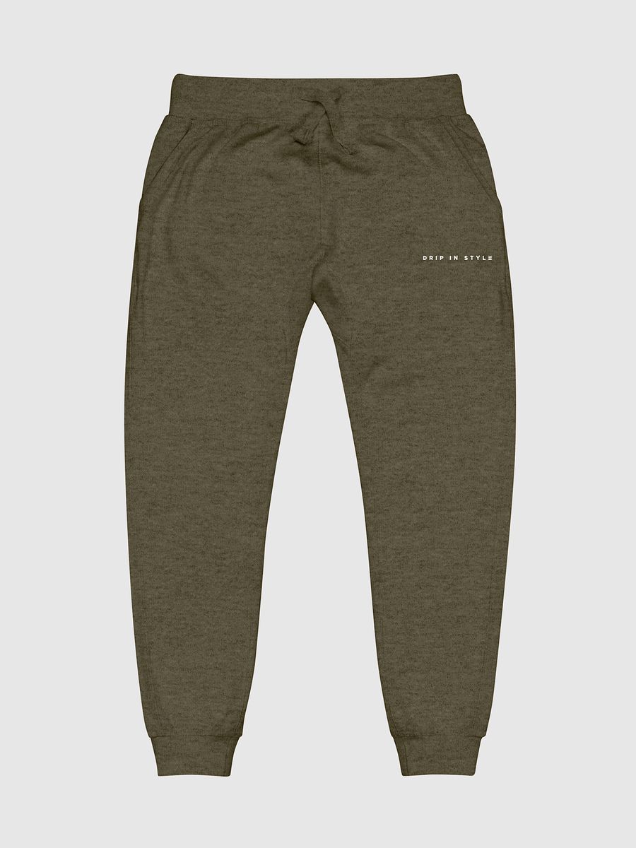 DRIP IN STYLE UNISEX FLEECE SWEATPANTS - GREEN product image (1)