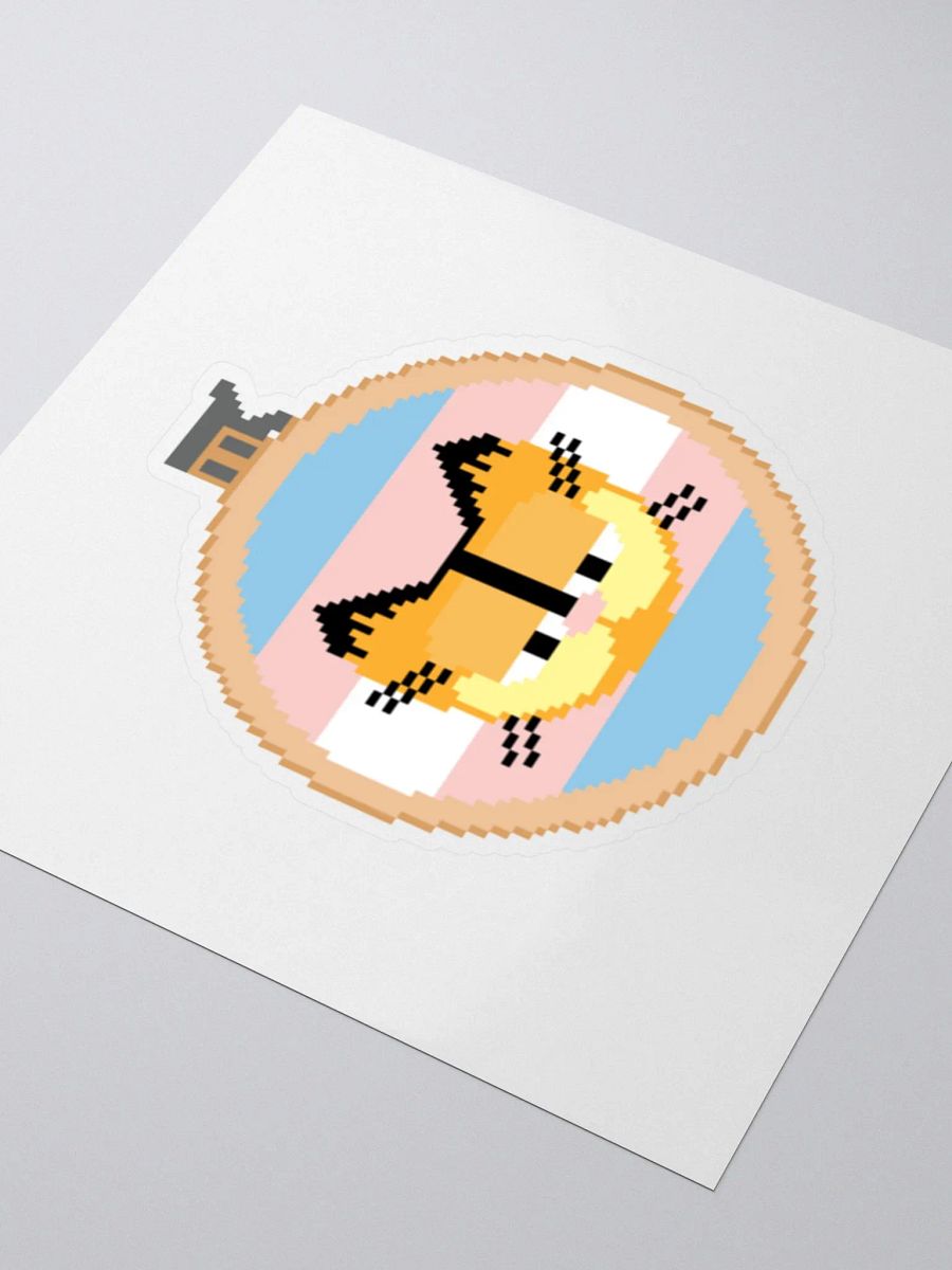 Garfield cross stitch sticker (transgender) product image (3)